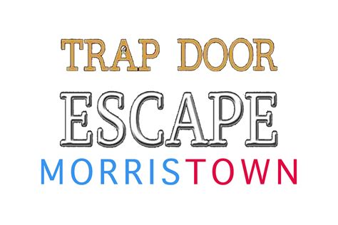 escape room in morristown nj|trap door attractions.